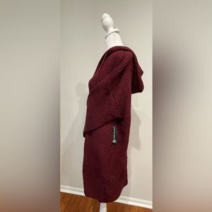 Womens longline Pullover, Womens Hoodie chunky knit